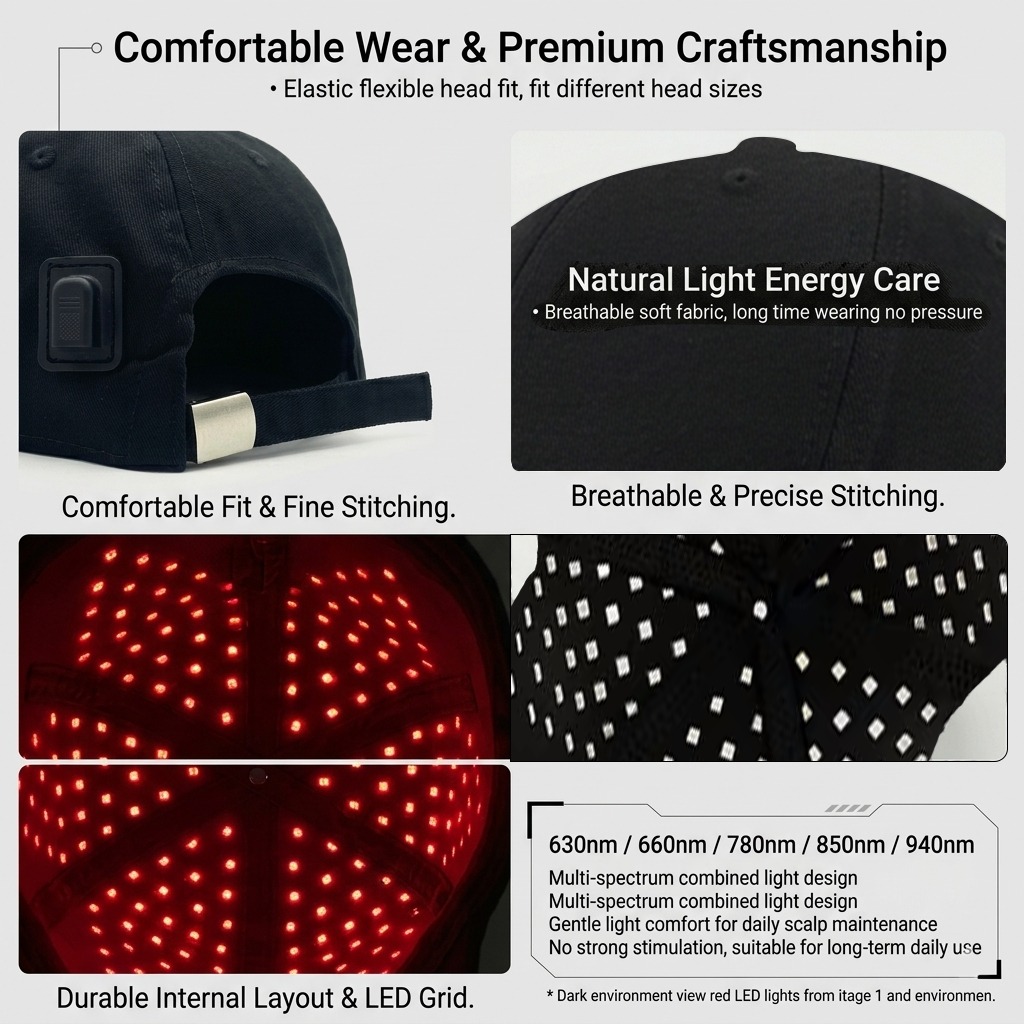 LED Hair Care Cap – 2W Model